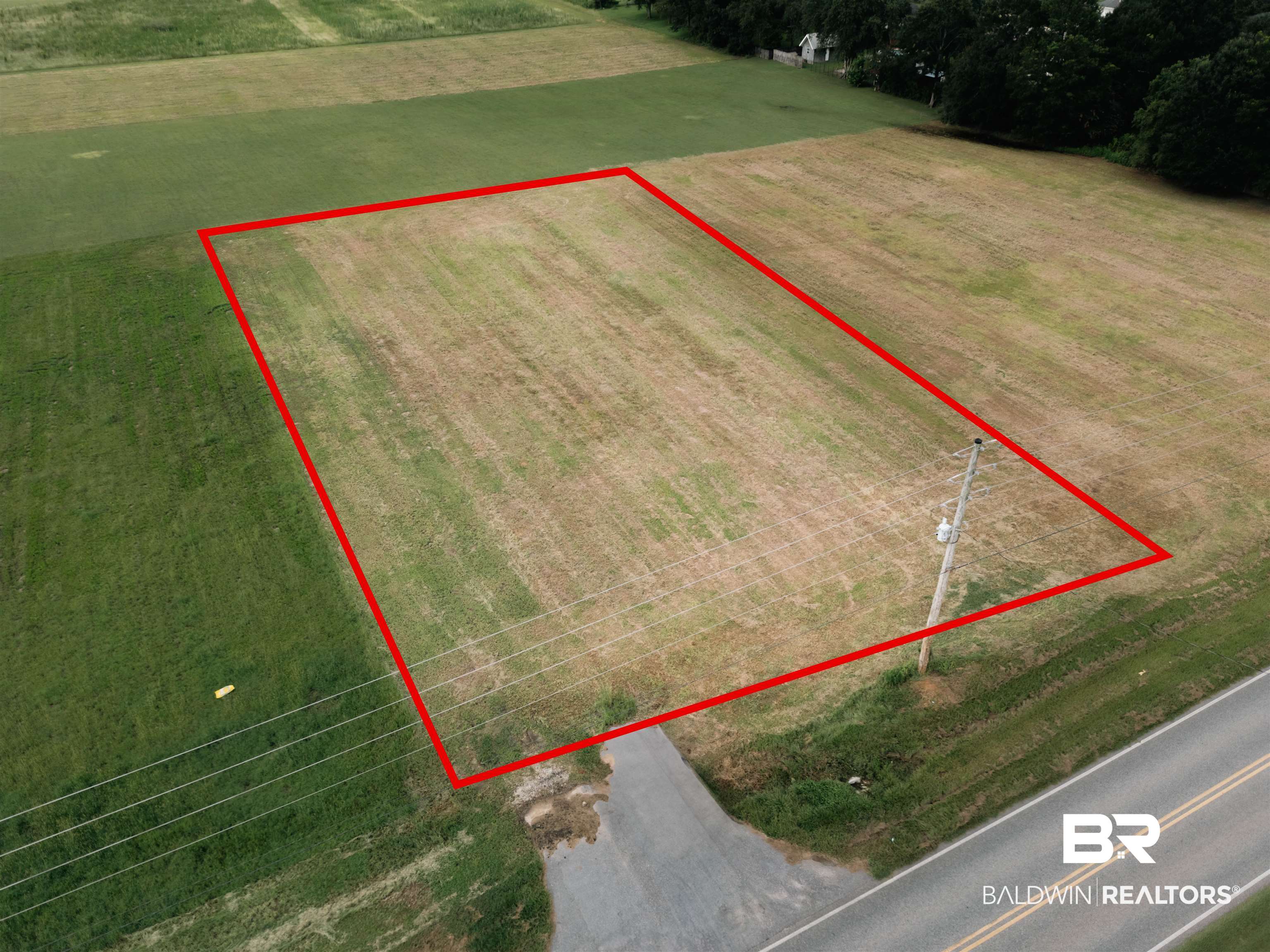 17127 East Thompson Road Robertsdale, AL 36567 - Photo 1 of 20 View of property location featuring property boundaries highlighted