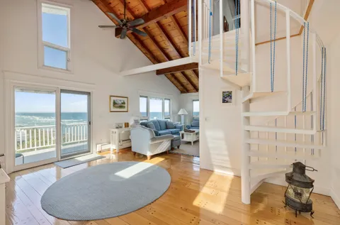 a view of an entryway with staircase