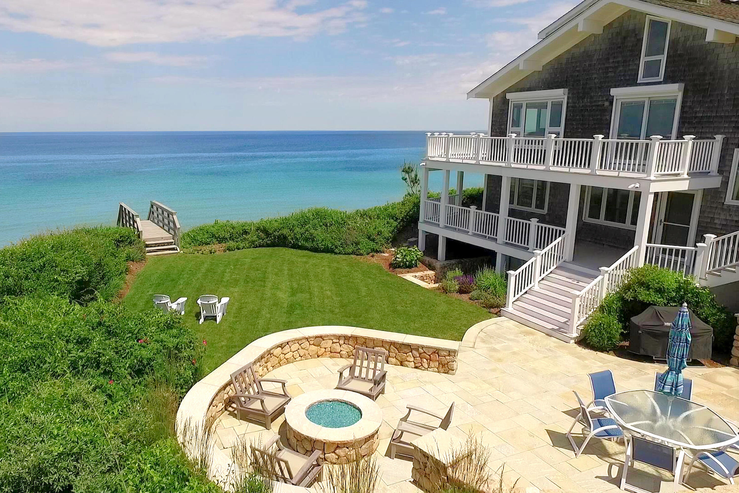 96 Shore Drive Dennis, MA 02638 - Photo 31 of 37 an aerial view of a house with outdoor space