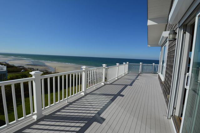 a view of an ocean beach