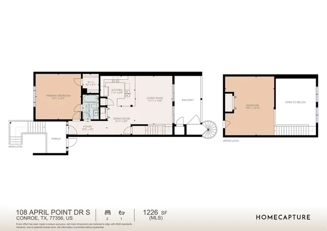 $225,000 | 108 April Point Drive South, Montgomery, TX 77356