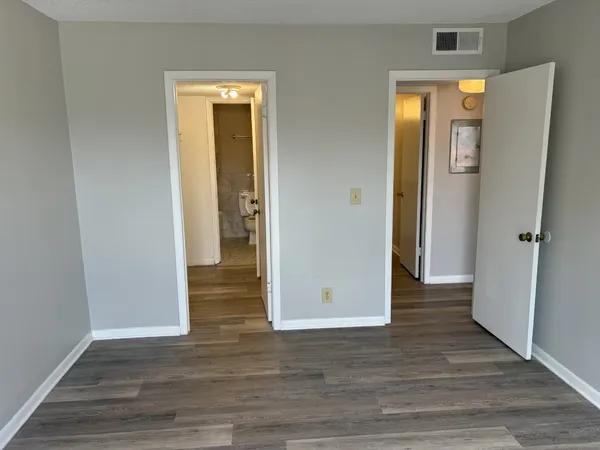 a view of wooden floor
