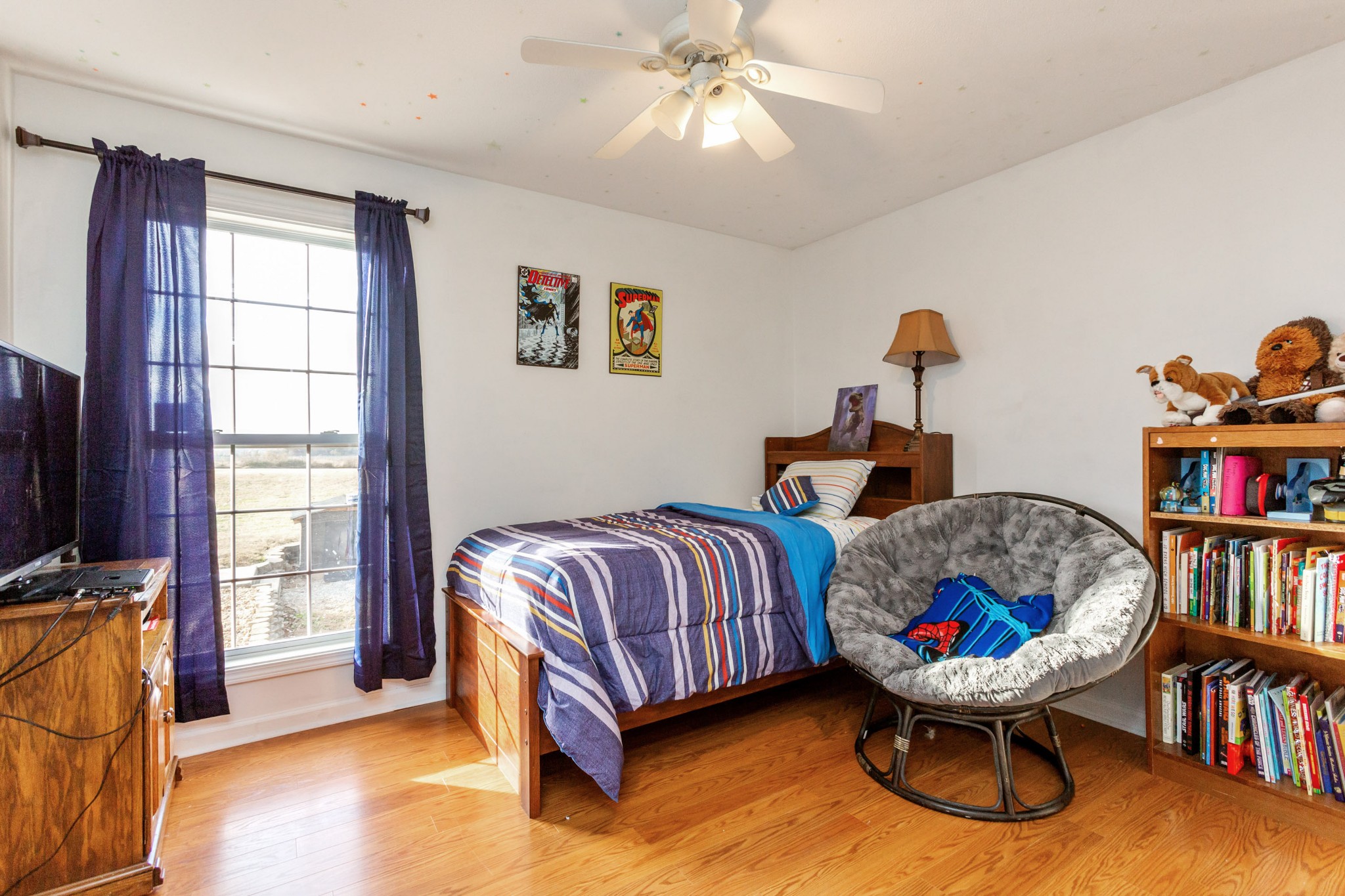 4382 Airport Road Springfield, TN 37172 - Photo 19 of 31 a bedroom with furniture and a book shelf