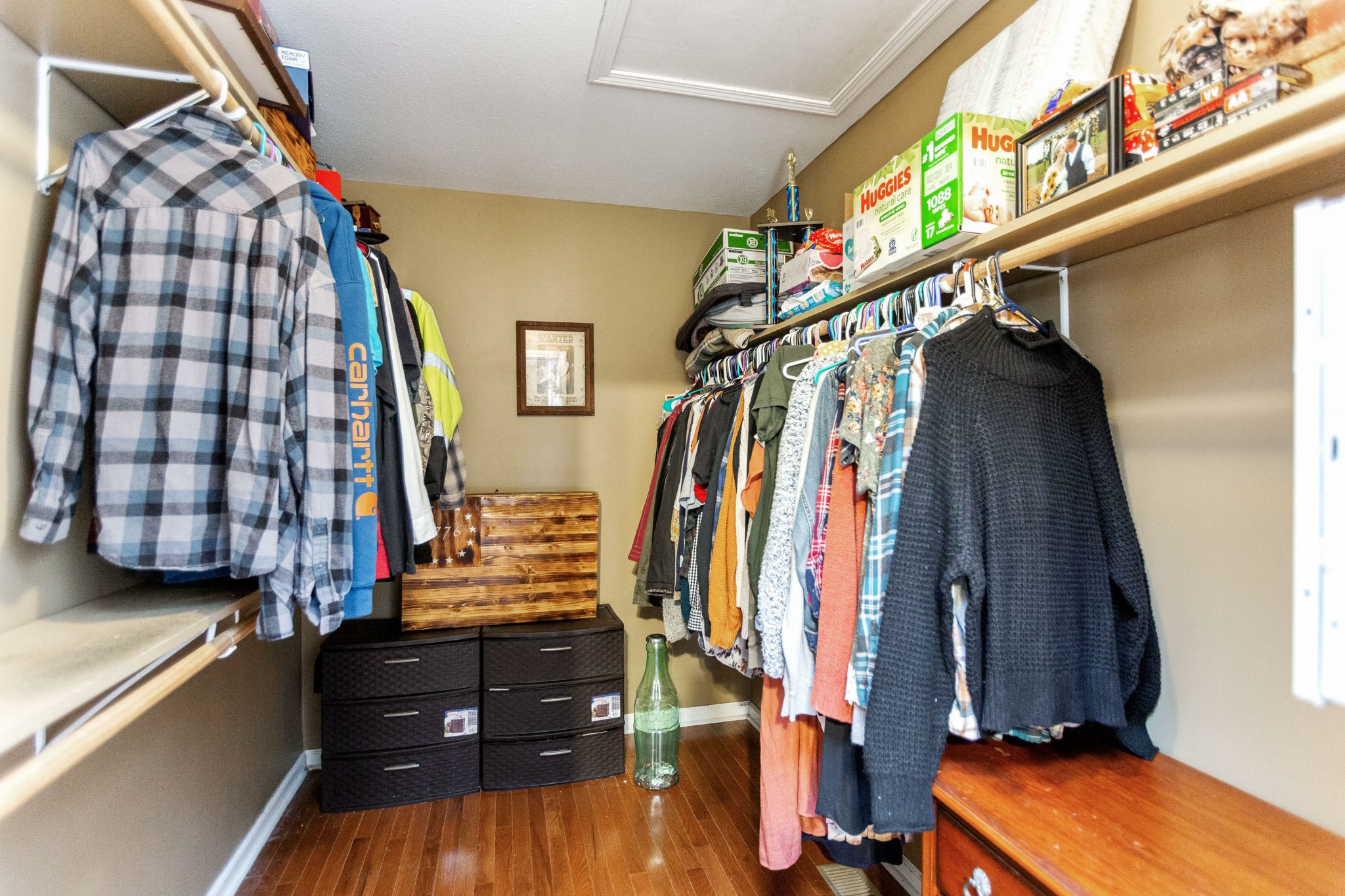 4382 Airport Road Springfield, TN 37172 - Photo 24 of 31 a view of walk in closet with clothes and shoes