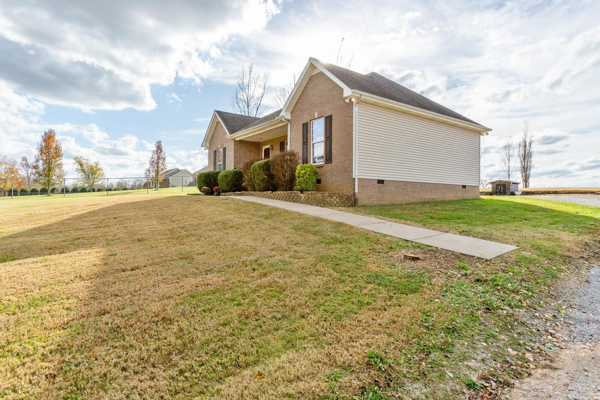 4382 Airport Road Springfield, TN 37172 - Photo 27 of 31 a front view of a house with a yard and garage