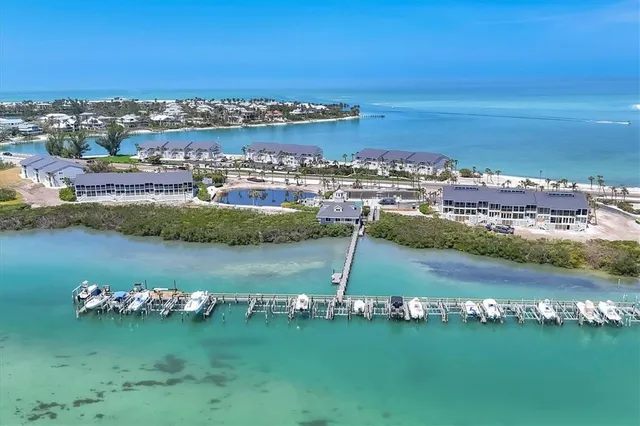 a view of a city with an ocean