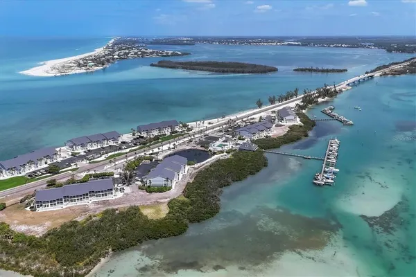 an aerial view of a house with a outdoor space