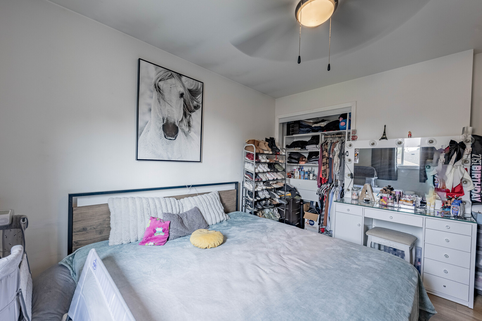 7747 West 62nd Street Summit, IL 60501 - Photo 11 of 23 a bedroom with a bed and cabinets