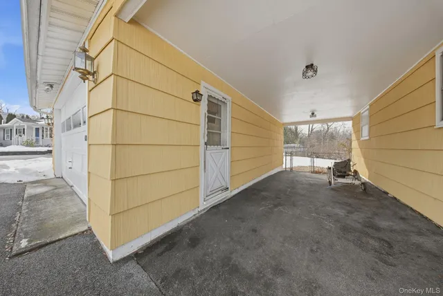a view of a house with snow