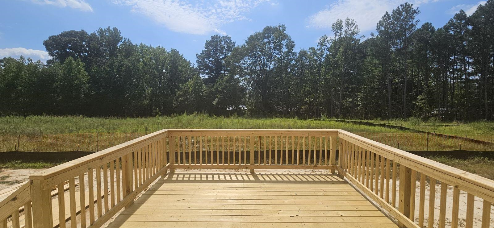 1501 Willow Lndg Way Willow Spring, NC 27592 - Photo 4 of 15 a view of balcony with wooden floor and fence