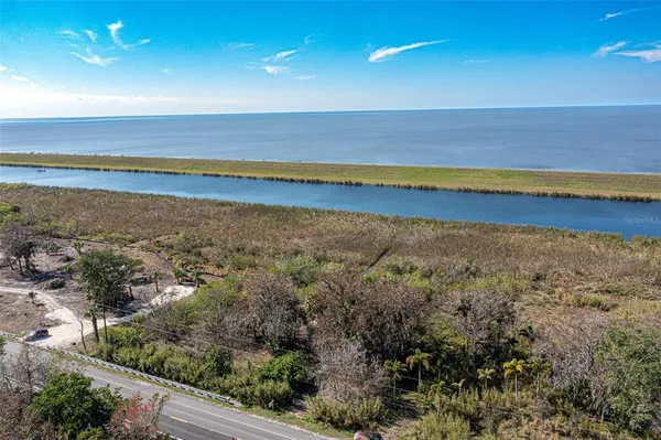 a view of an ocean and beach