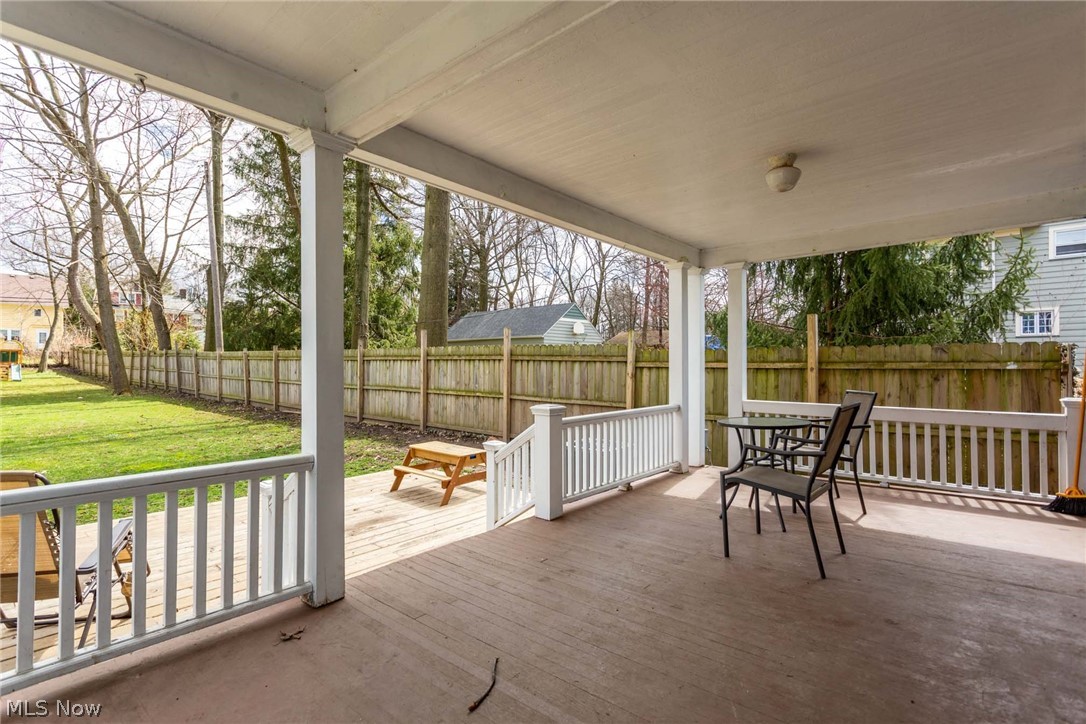 1633 Compton Road Cleveland Heights, OH 44118 - Photo 28 of 35 Back Porch