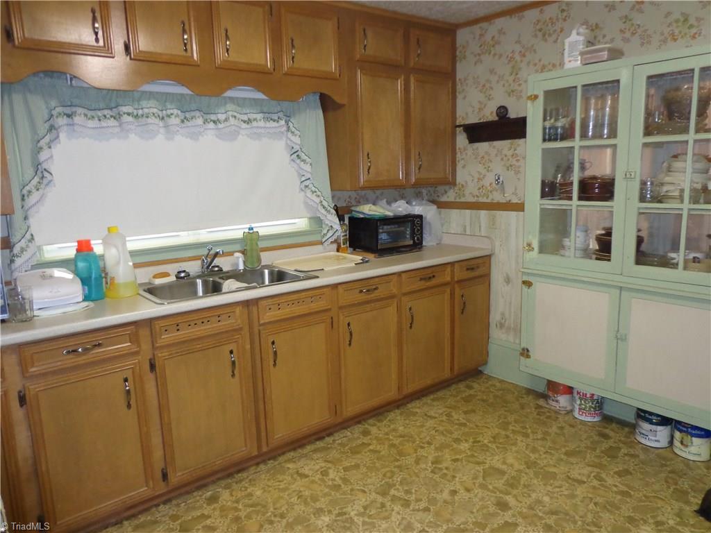 Kitchen with Built In Cabinet