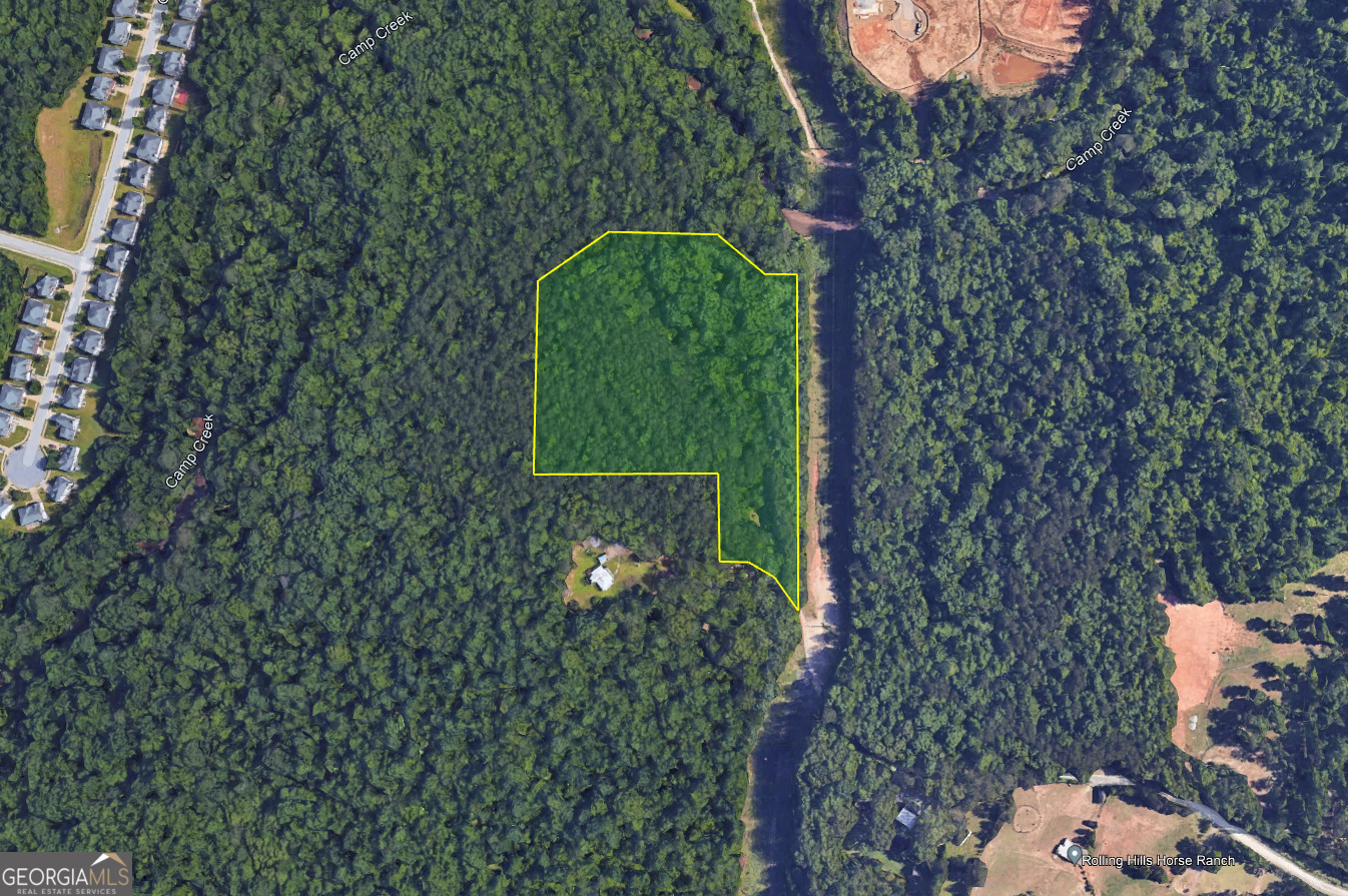 0 Hathcock Road, Unit TRACT 1 South Fulton, GA 30349 - Photo 4 of 4 0 Hathcock Road, South Fulton GA 30349. Overhead view outlining 7 acres within the Cliftondale Overlay District. Strategic infill site with nearby development activity and strong access to the Atlanta Airport Corridor.