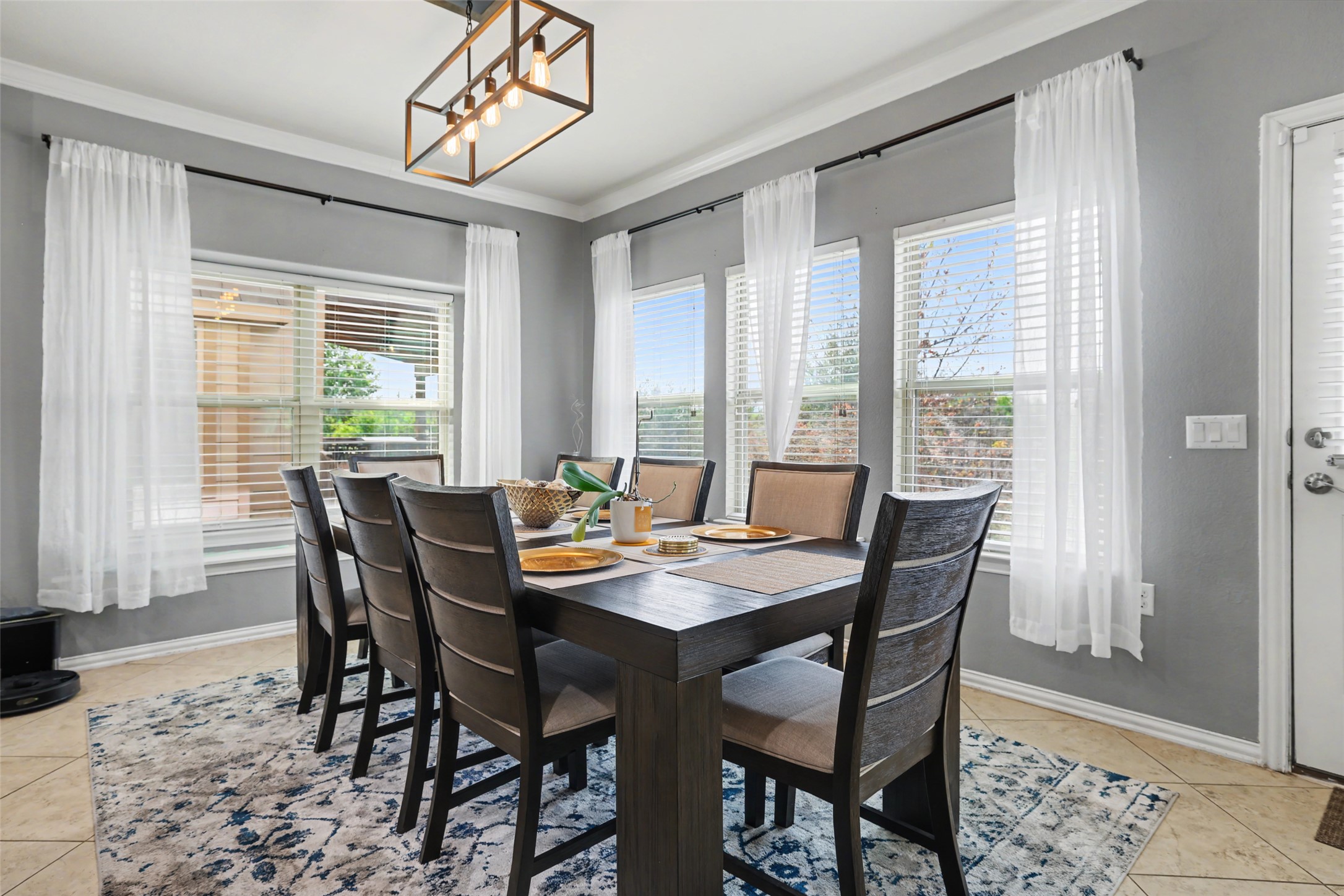 5845 Kleberg Trail Austin, TX 78747 - Photo 8 of 30 a view of a dining room with furniture window and outside view