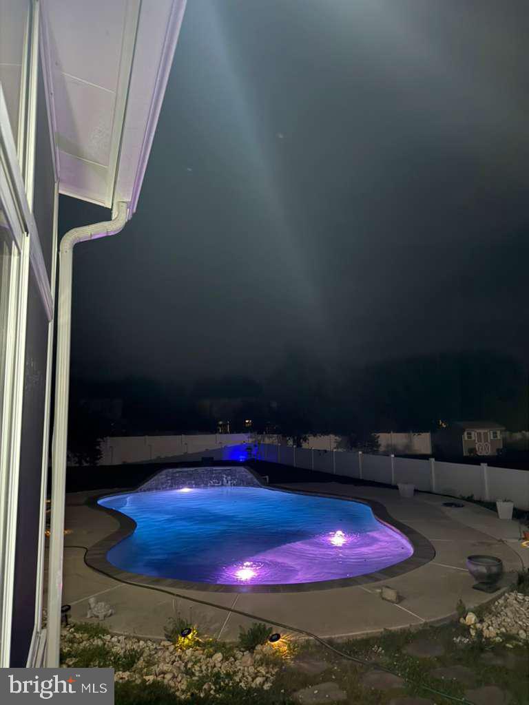 111 Ryans Run Sicklerville, NJ 08081 - Photo 39 of 42 Serene night by the glowing pool.