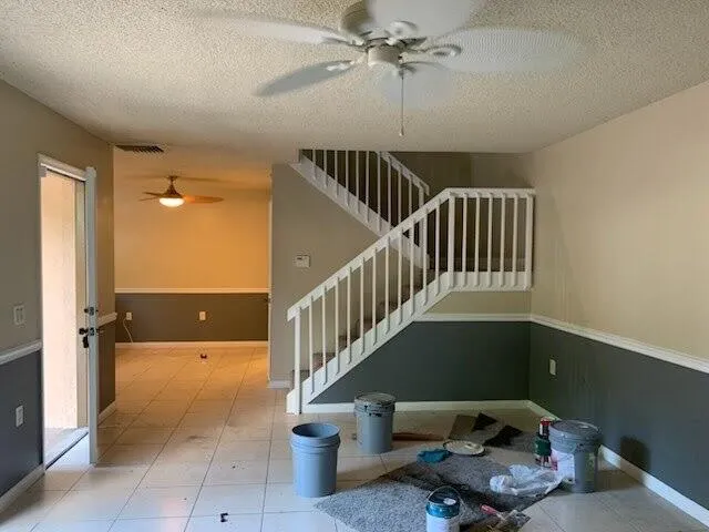 a view of entryway and hall with a window
