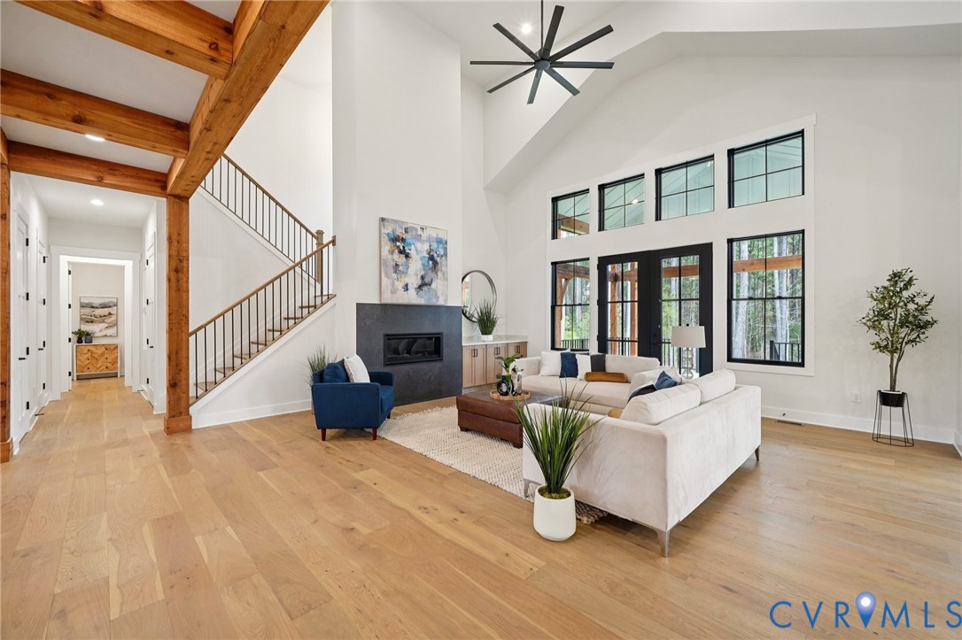 1165 Cardinal Crest Terrace Midlothian, VA 23113 - Photo 3 of 50 a living room with furniture and a fireplace