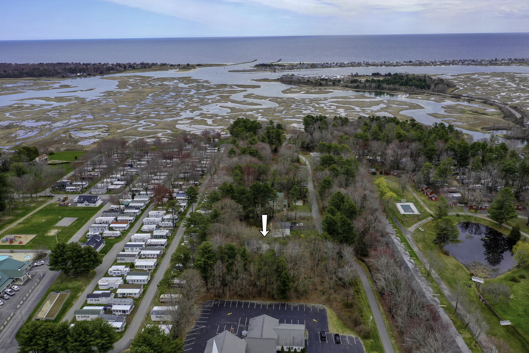 44 Hardy's Bluff Wells Wells, ME 04090 - Photo 30 of 30 Ocean aerial view.