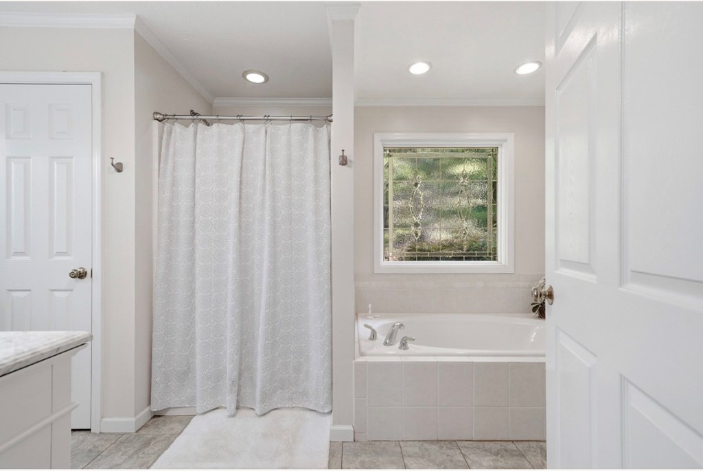 178 Windy Valley Lane Blue Ridge, GA 30513 - Photo 22 of 37 a bathroom with a bathtub and shower