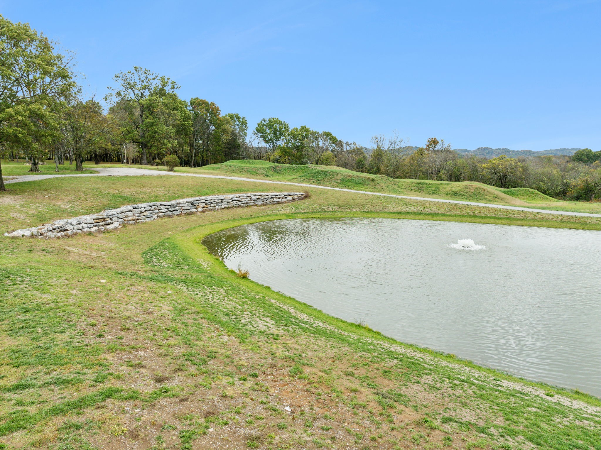 1418 Moran Road Franklin, TN 37069 - Photo 8 of 19 a view of a lake with a big yard