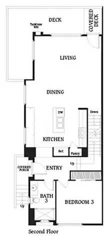 a view of a lake with a house