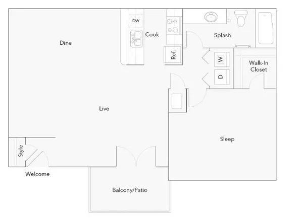 $1,469 | 1113 Powers Ferry Place, Unit 1826, Marietta, GA 30067