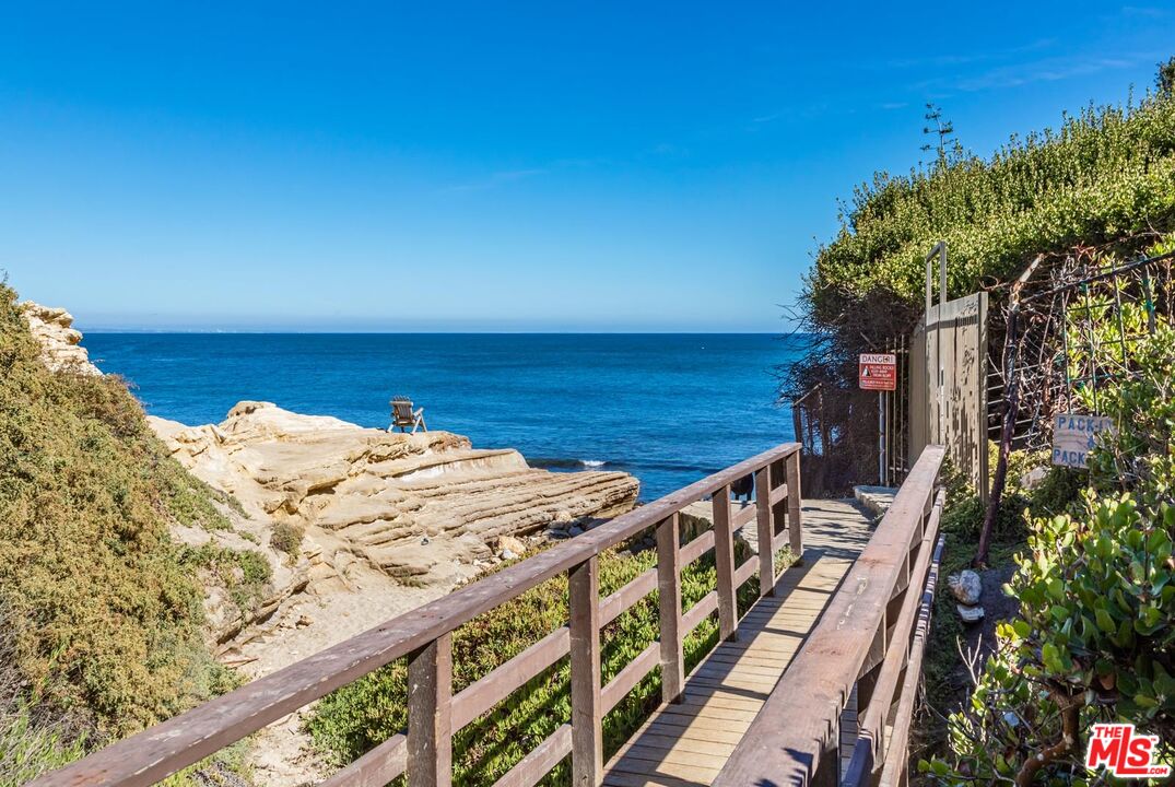 6756 Dume Drive Malibu, CA 90265 - Photo 15 of 17 a view of a balcony with ocean view