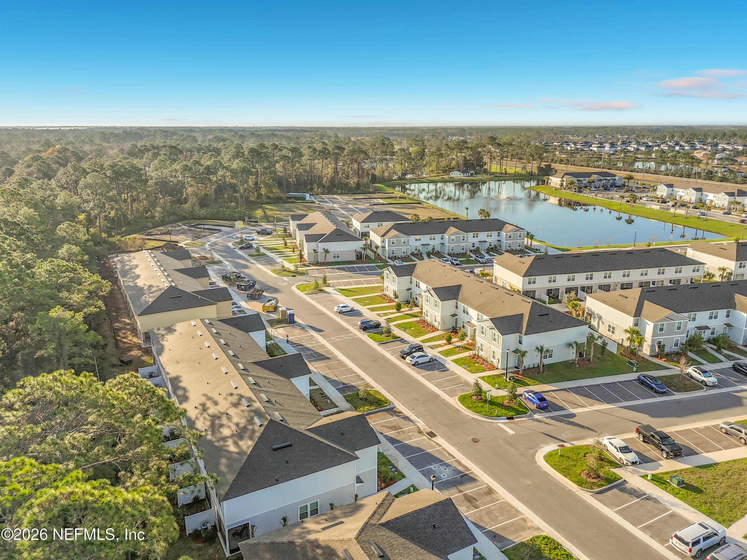 199 Palmetto Rdg Road St. Augustine, FL 32095 - Photo 11 of 11 an aerial view of residential building and lake view