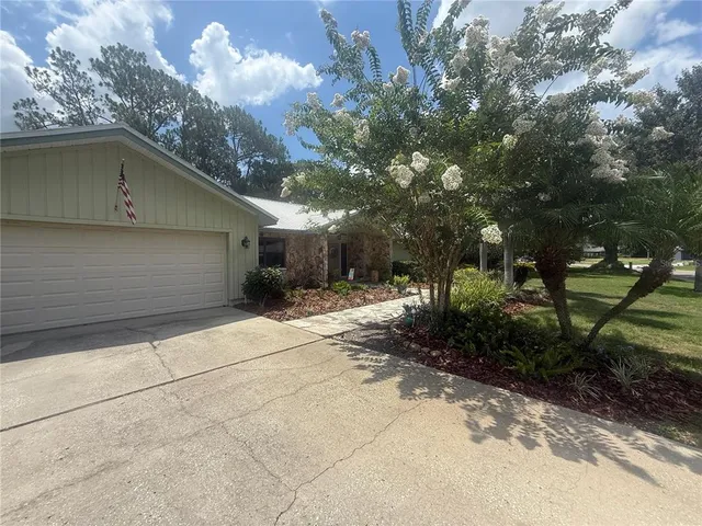 a view of a back yard of the house