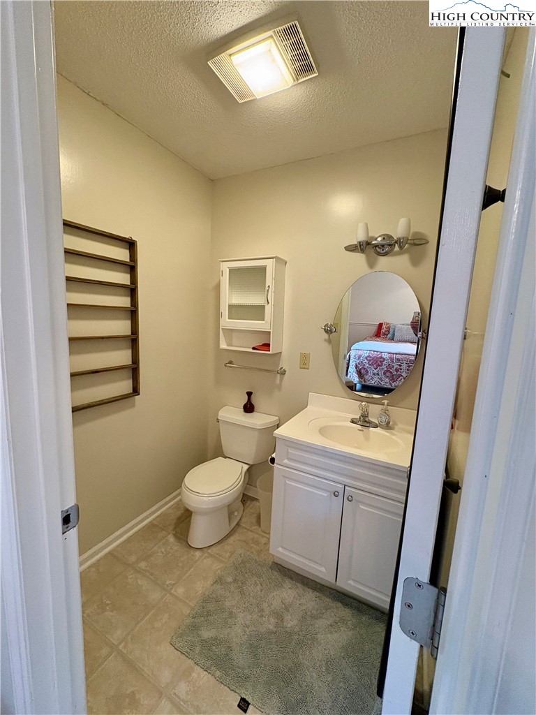 5416 Bamboo Road Boone, NC 28607 - Photo 21 of 35 a bathroom with a sink a toilet and a mirror