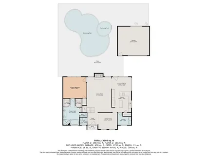 a picture of a floor plan
