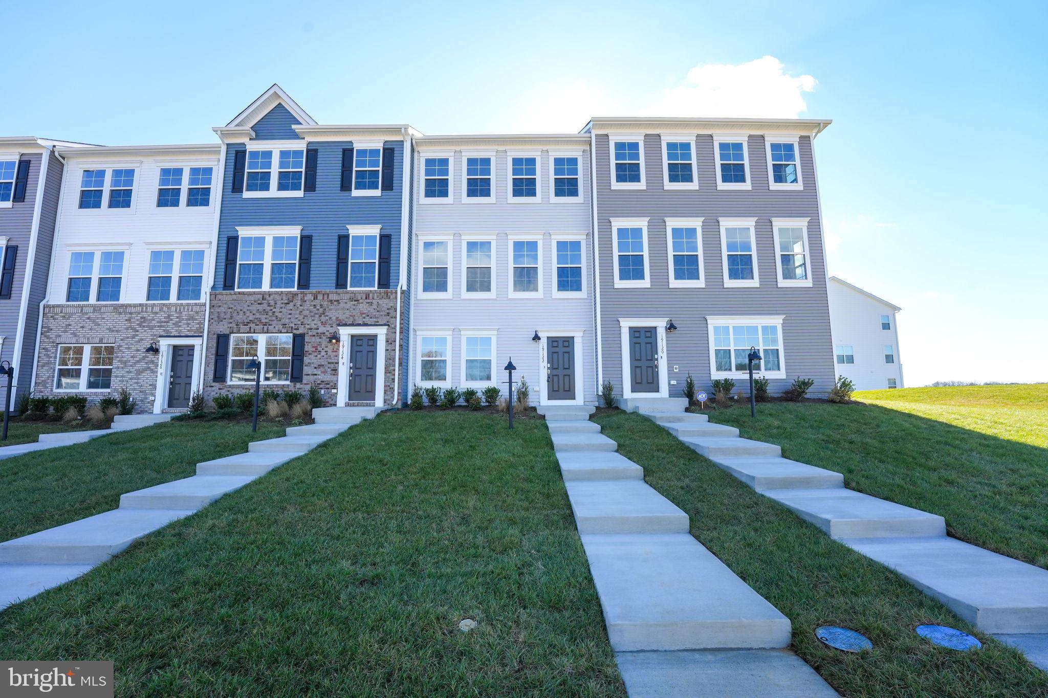 a front view of a building