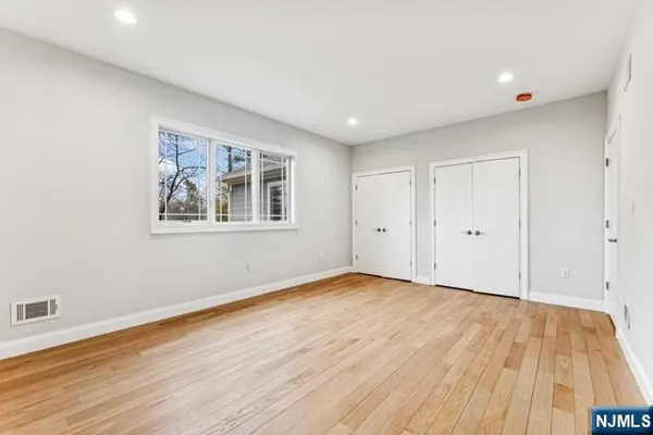 a view of a wooden deck