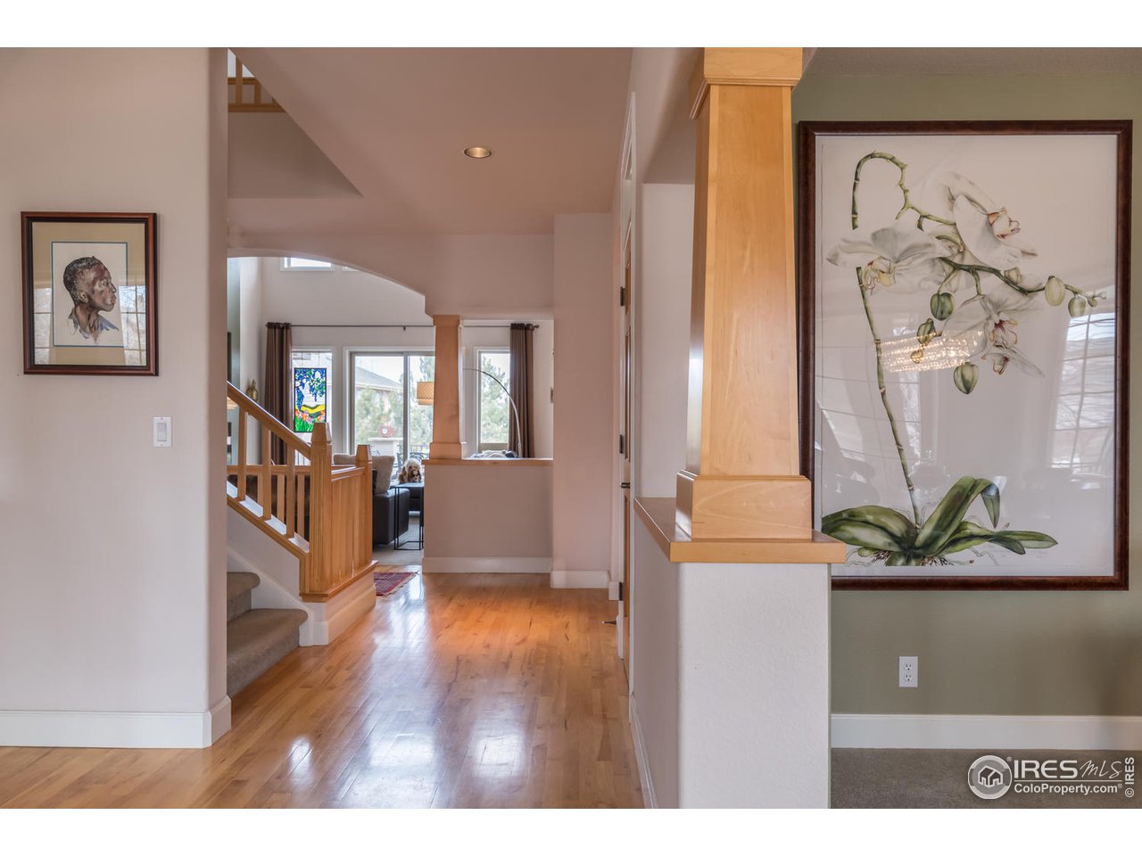 2435 Targhee Point Lafayette, CO 80026 - Photo 8 of 39 a living room with furniture and a wooden floor