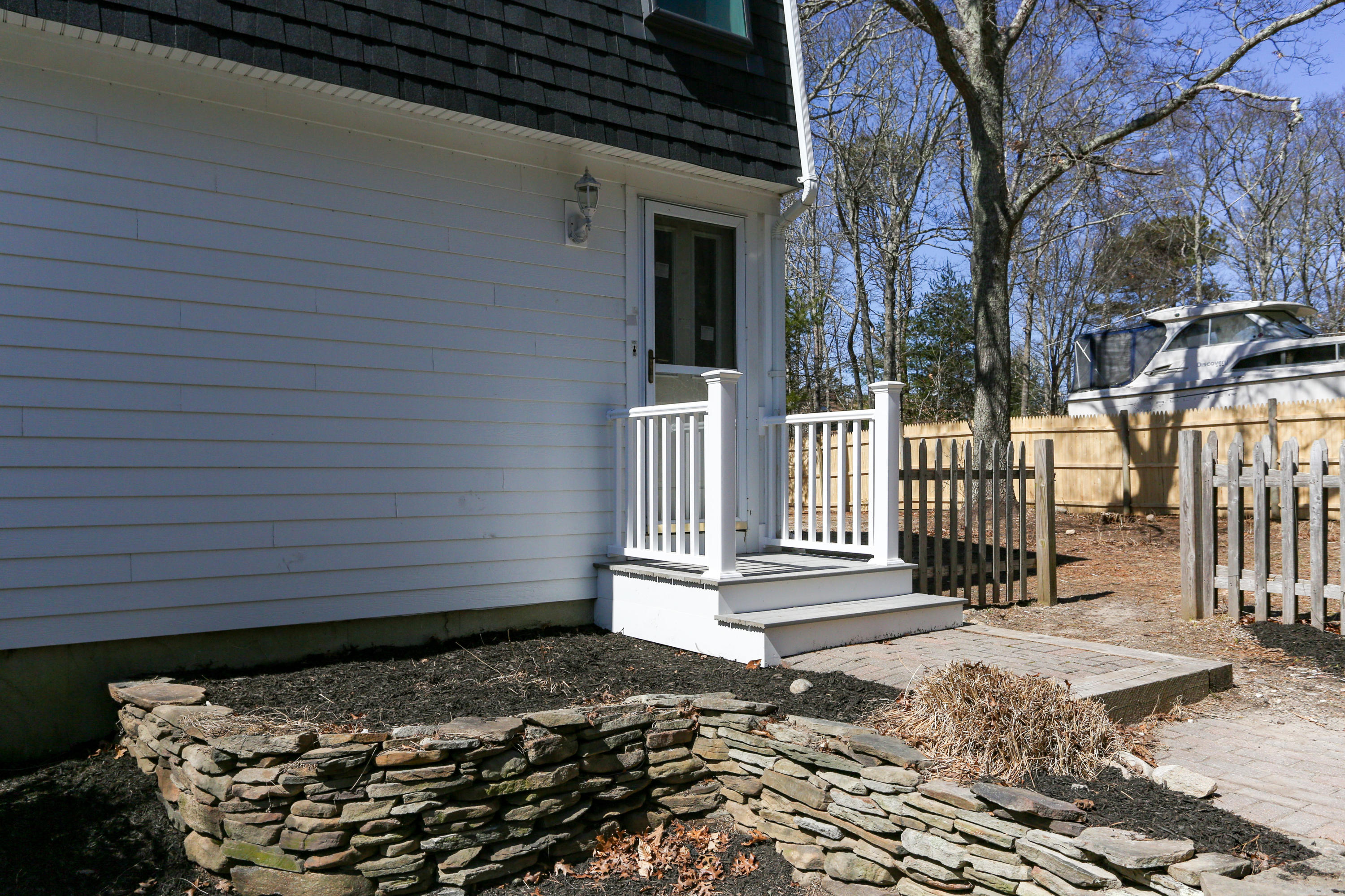 21 Cove Road Forestdale, MA 02644 - Photo 4 of 29 a view of a entrance gate of a house