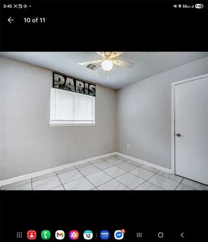 a view of an empty room