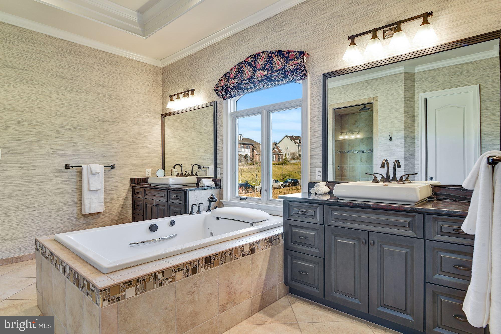 12057 Open Run Road Ellicott City, MD 21042 - Photo 46 of 91 Separate Vanities and Center Spa Jetted Tub