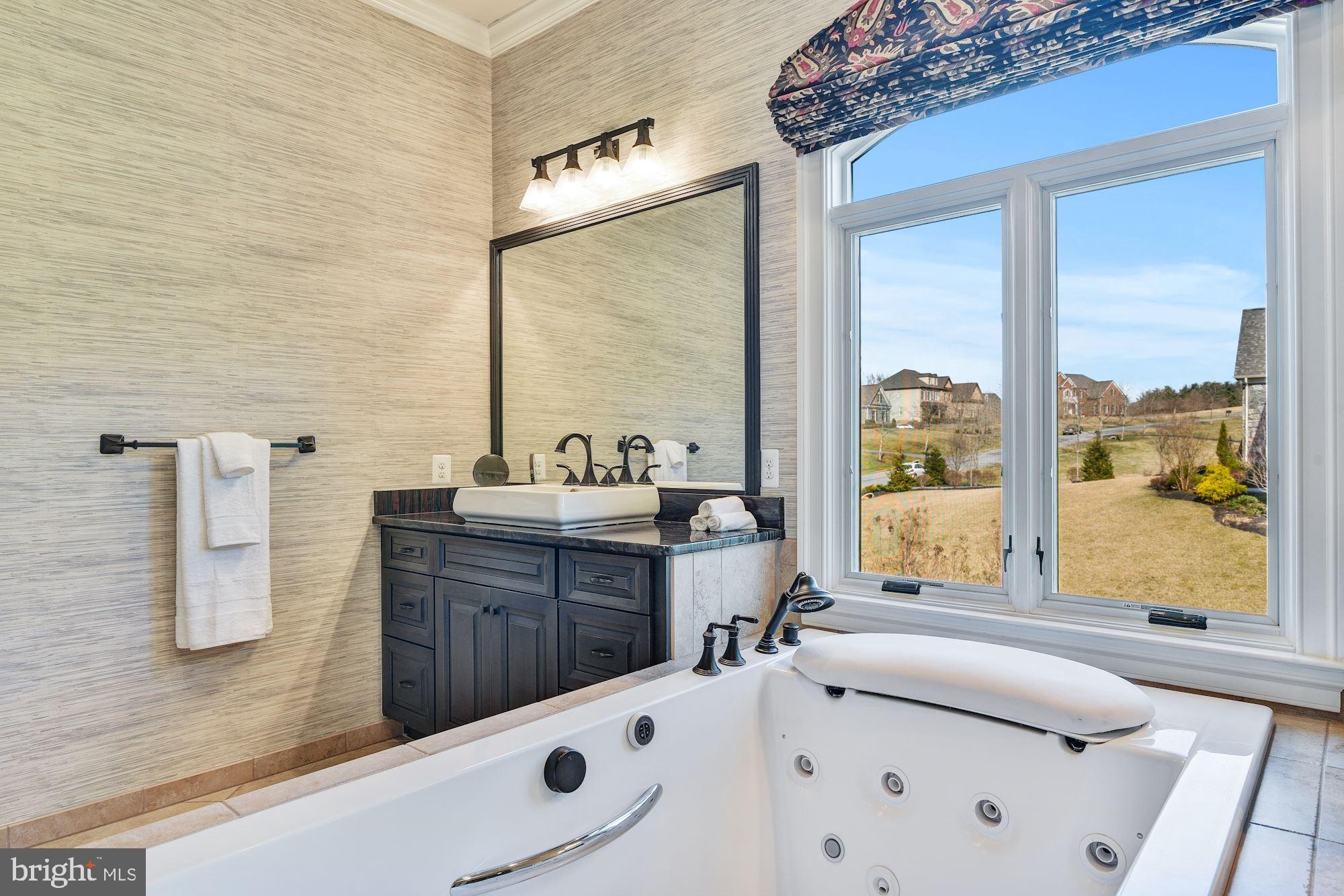12057 Open Run Road Ellicott City, MD 21042 - Photo 48 of 91 Jetted Tub with Remote Roman Shade Above