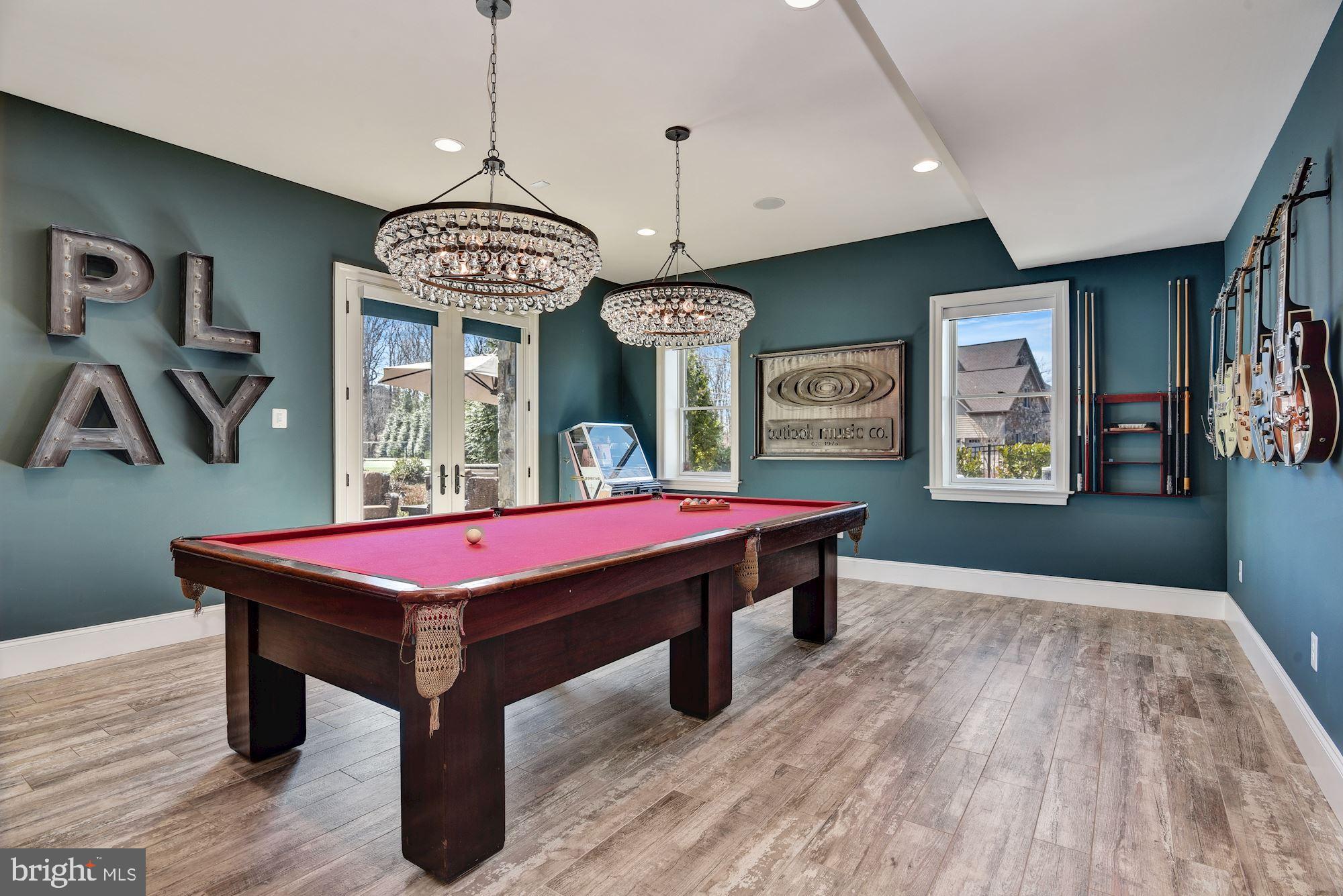 12057 Open Run Road Ellicott City, MD 21042 - Photo 74 of 91 Billiards Area & Walk-out to Stone Patio