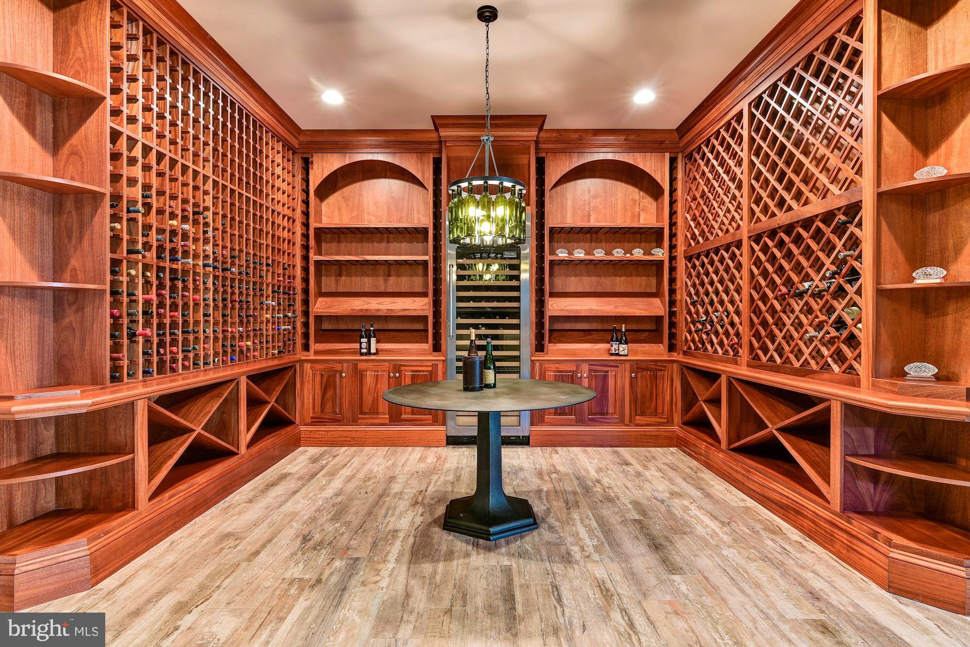 12057 Open Run Road Ellicott City, MD 21042 - Photo 77 of 91 Wine Room with Racking for 1,000+ Center Cooler