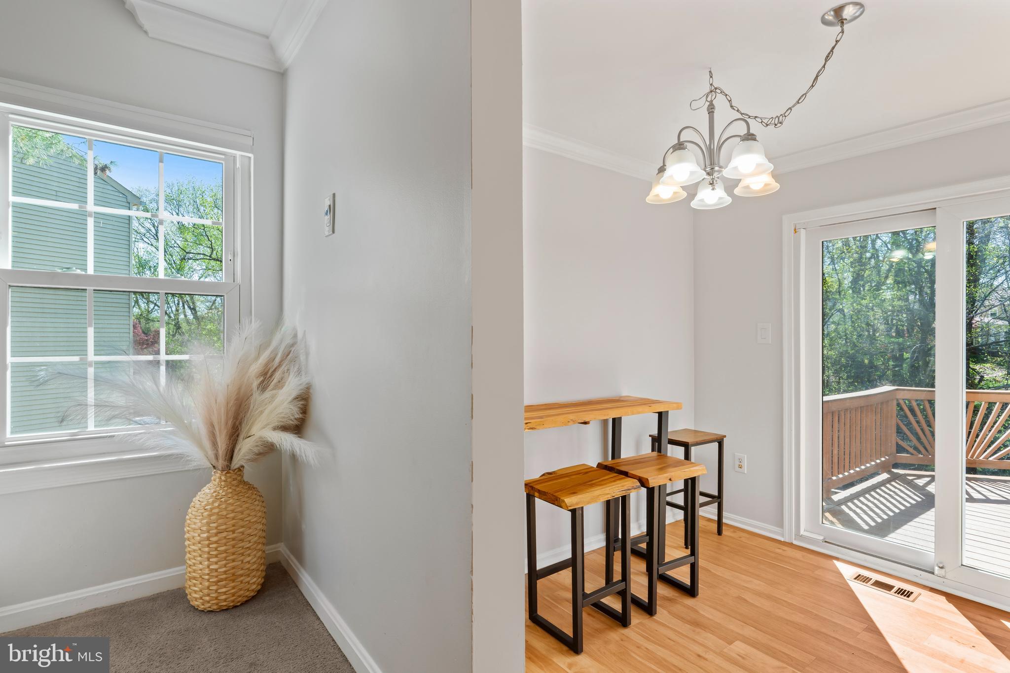 10267 Green Holly Terrace Silver Spring, MD 20902 - Photo 11 of 52 a view of a dining room with furniture window and outside view