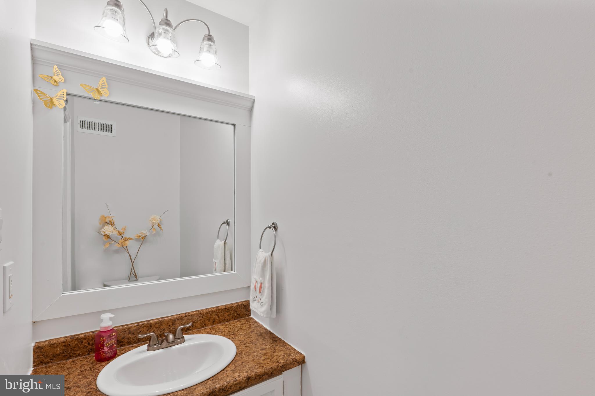 10267 Green Holly Terrace Silver Spring, MD 20902 - Photo 5 of 52 a bathroom with a sink and a mirror
