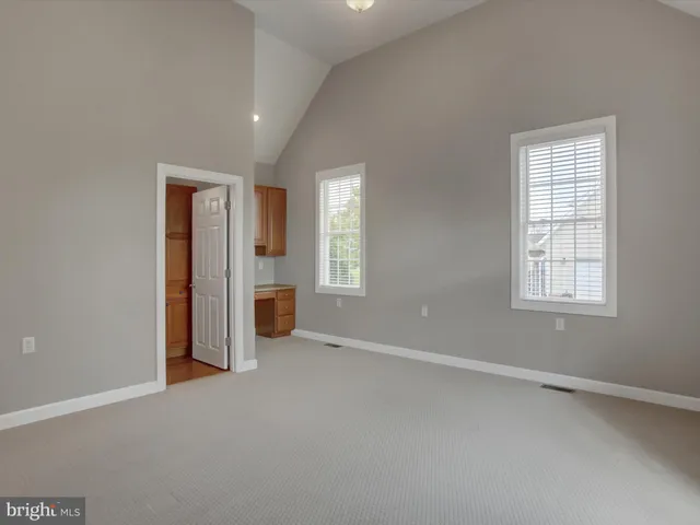 a view of an empty room