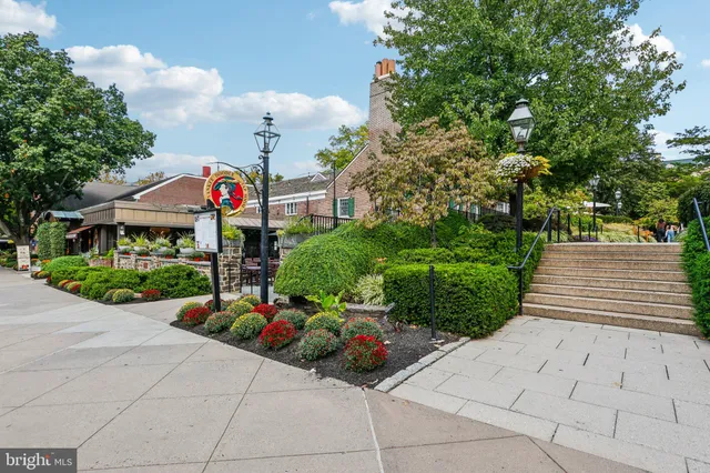 a front view of a building with entryway