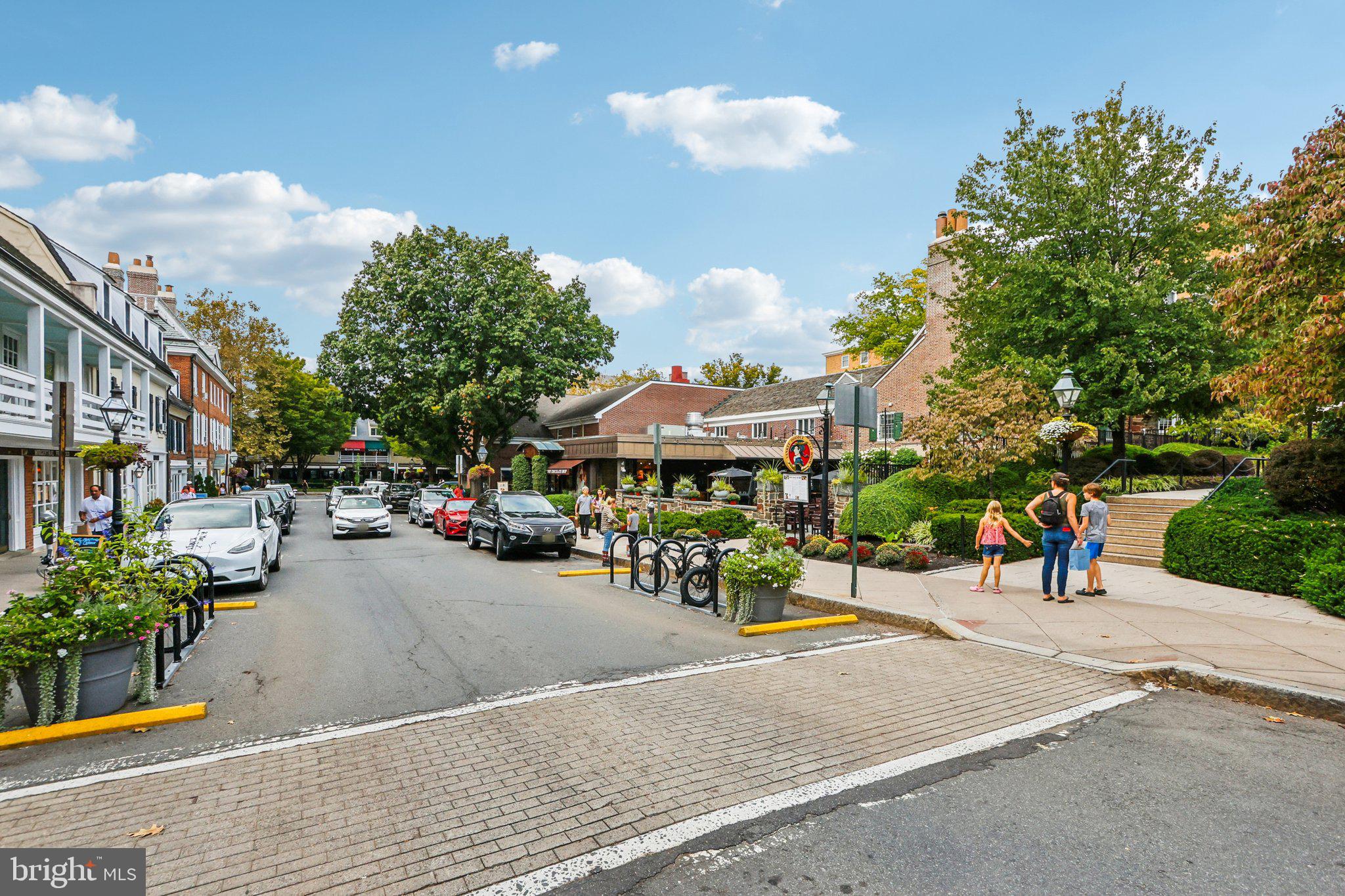 31 Palmer Square East, Unit A Princeton, NJ 08542 - Photo 37 of 40 a row of palm trees in front of building