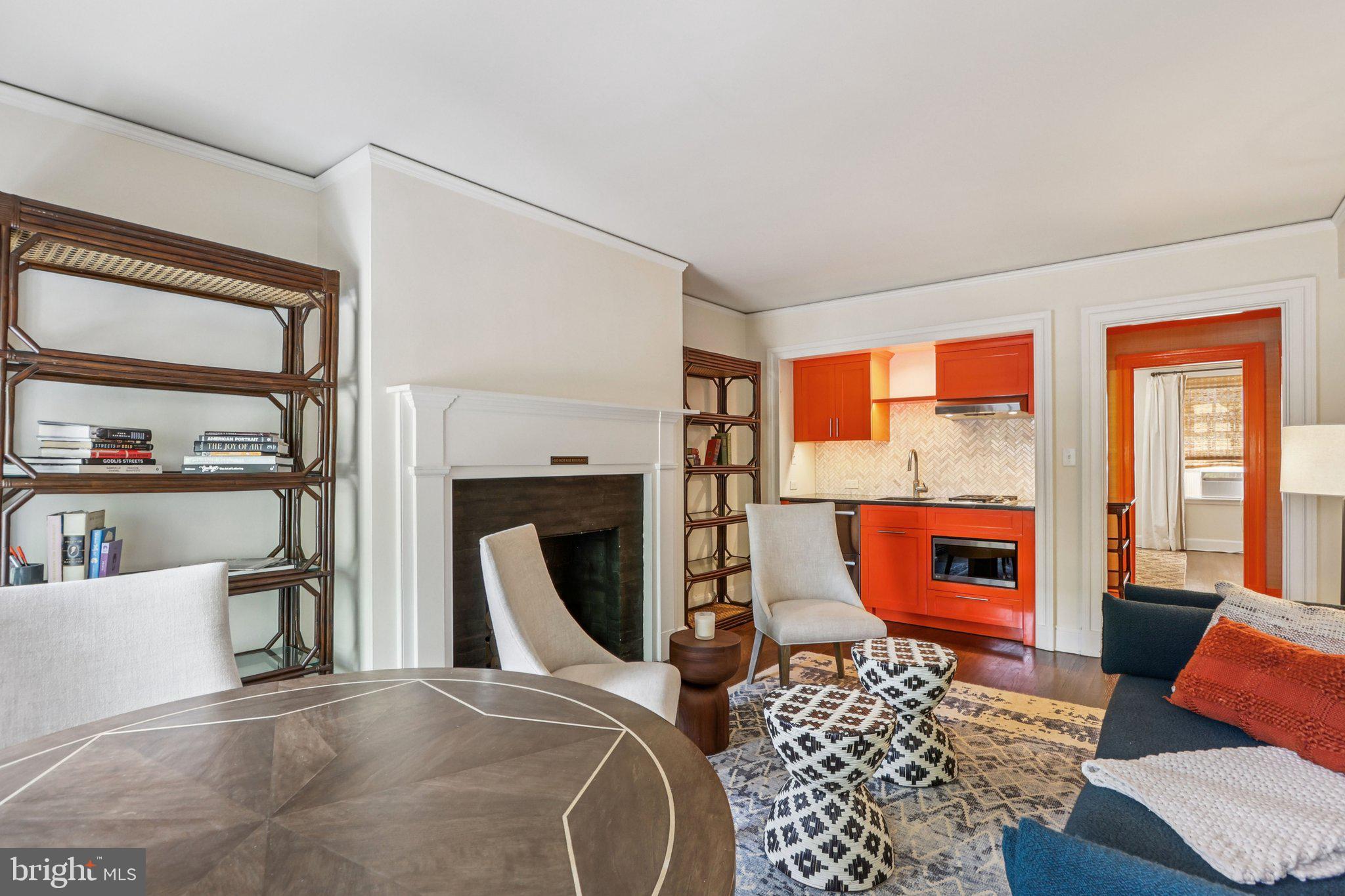 31 Palmer Square East, Unit A Princeton, NJ 08542 - Photo 10 of 40 a room with furniture and a fireplace