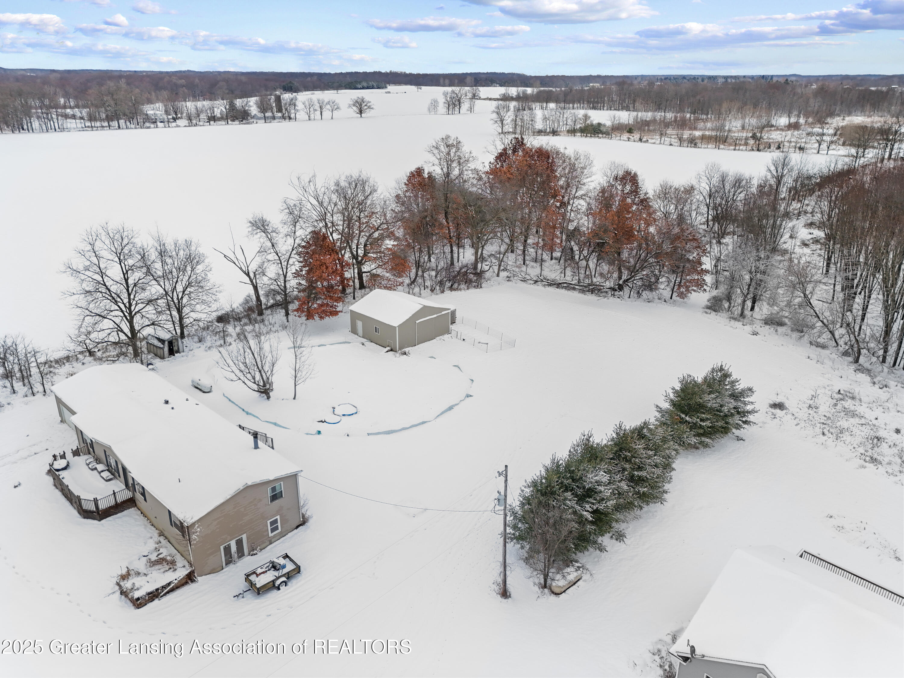 7755 Linton Road St. Johns, MI 48879 - Photo 31 of 35 Aerial View