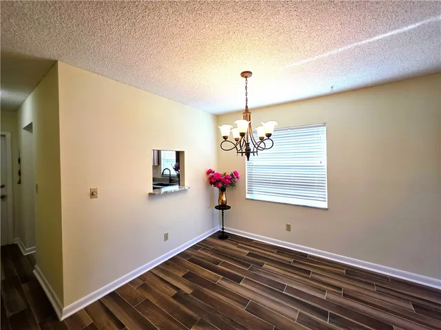 a view of a house with wooden floor
