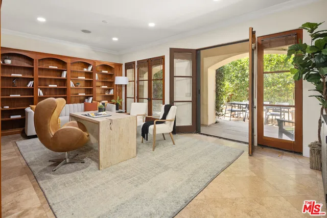 a very nice looking room with a large window